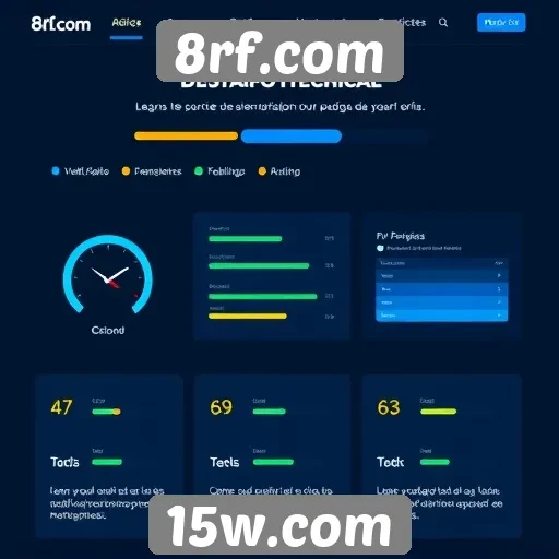 Desempenho técnico do site 8rf.com analisado